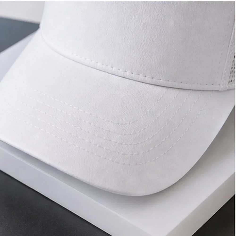 ALO Yoga White Black Pilates Mesh Trucker Cap Hat Logo